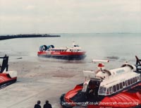 AP1-88 hovercraft at Ryde hoverport -  (credit: The <a href='http://www.hovercraft-museum.org/' target='_blank'>Hovercraft Museum Trust</a>).